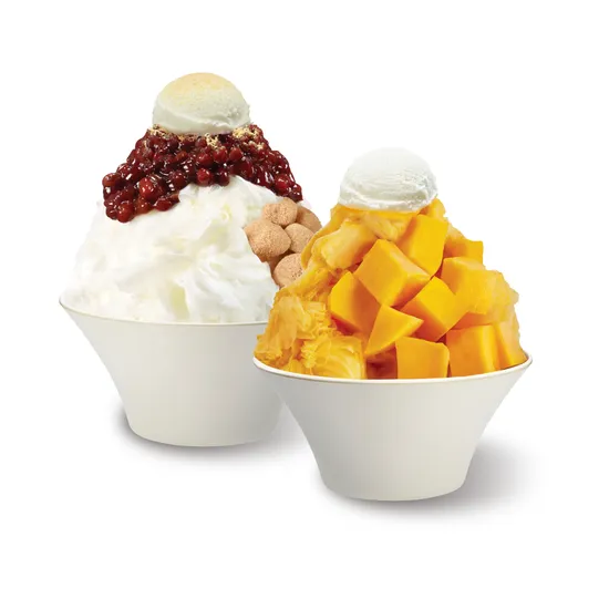 파스쿠찌 젤라또 레드빈 빙수+요거트 애플망고 빙수