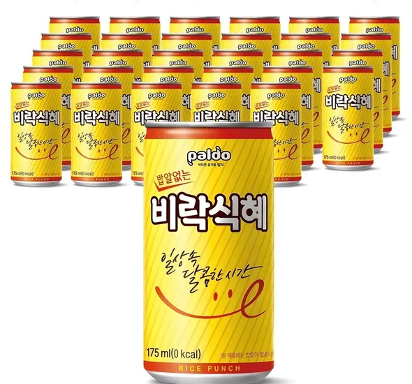 타임딜) 팔도 밥알없는 비락식혜, 175ml, 30개