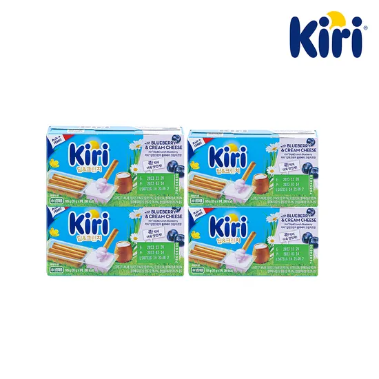 끼리 크림치즈 딥앤크런치 블루베리 3입 4개