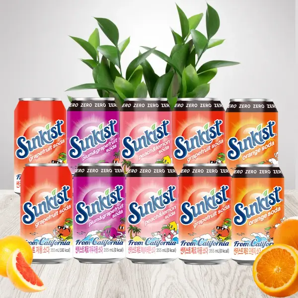 썬키스트 소다 355ml 48캔