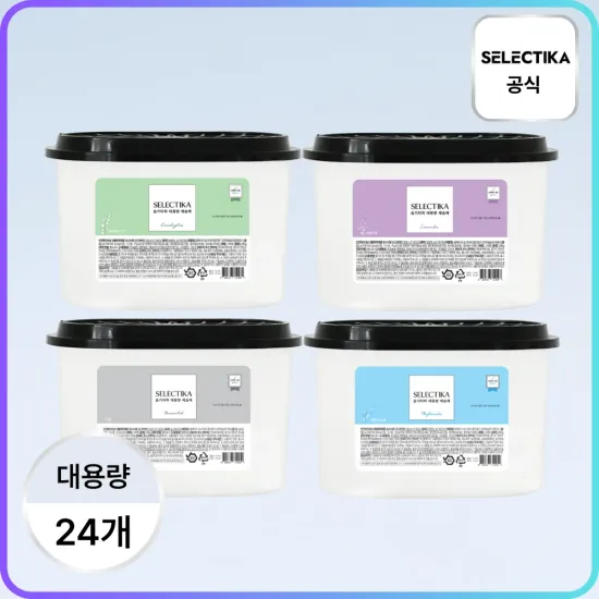 셀렉티카 아로마오일 제습제 280g 24개