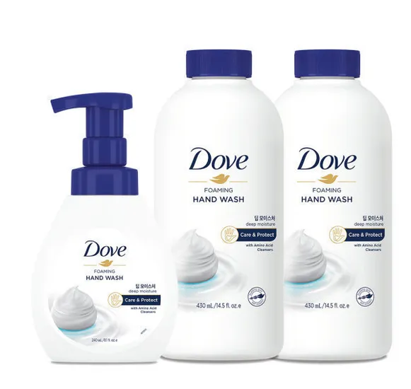 도브 포밍 핸드워시 딥너리싱 본품 240ml 1개 리필 430ml 2개