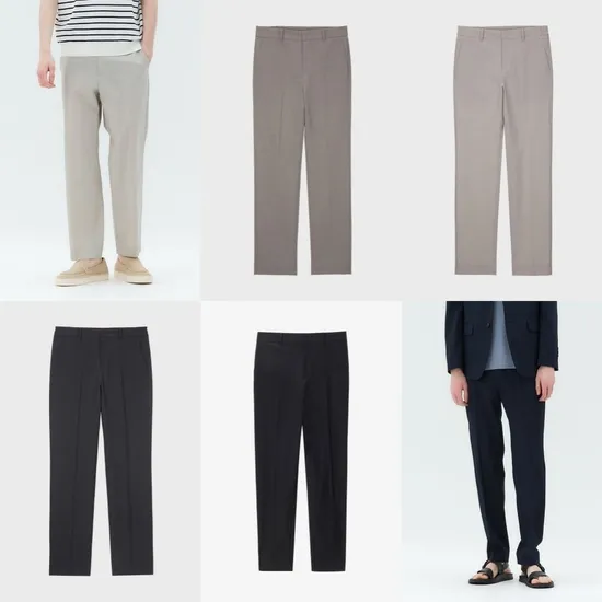 마인드브릿지 테이퍼드 밴딩슬랙스