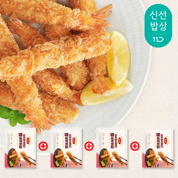 사세 바삭튀긴 왕새우튀김 270g x 4팩