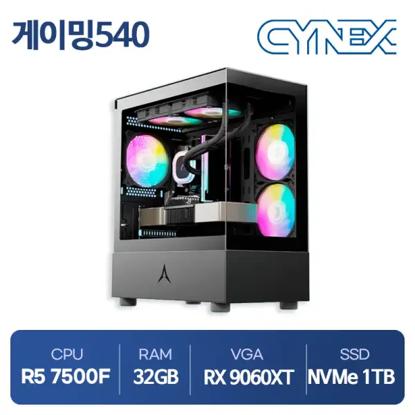 라이젠 게이밍PC 7500F 32GB RX9060XT 1TB