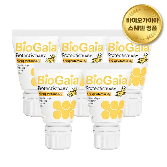 롯데온) 바이오가이아 유산균 비타민D 10ML 튜브형 5개 세트 119,700원