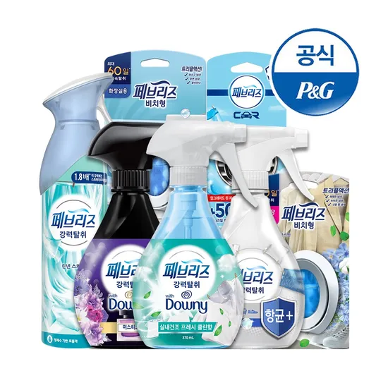 오늘의집)페브리즈 섬유탈취제에어 165g 3개 10,020원 외 다양