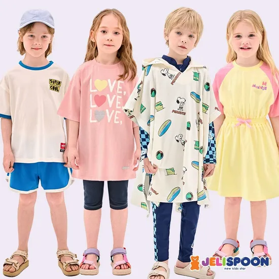 롯데온) 젤리스푼 체커보드하트티셔츠 7,980원