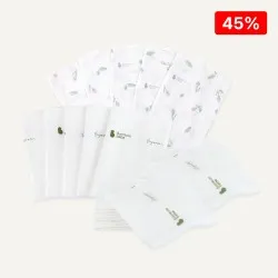 밤부베베) 초핫딜!! 시그니처 손수건세트(혼합 30장) 45,750원(장1525원)