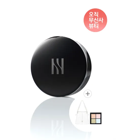무신사) 헤라 블랙쿠션 본품+리필 듀오 (증정 : 썸머비치백+페이스 코렉팅팔레트) 54250원