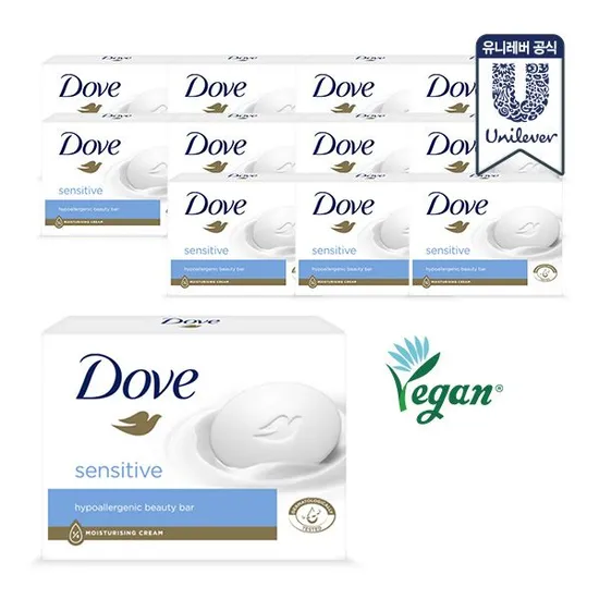 오늘의집) 도브 비누 뷰티바 135g 12개 11,718원