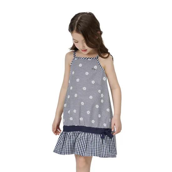 키디) 게스 키즈 깅엄체크 끈원피스 18720원 무배