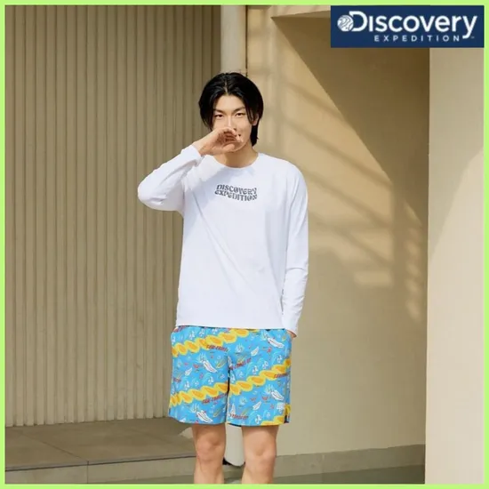 롯데백화점) 디스커버리 남성 핫썸머 루즈핏 래쉬가드 32,000원 무배