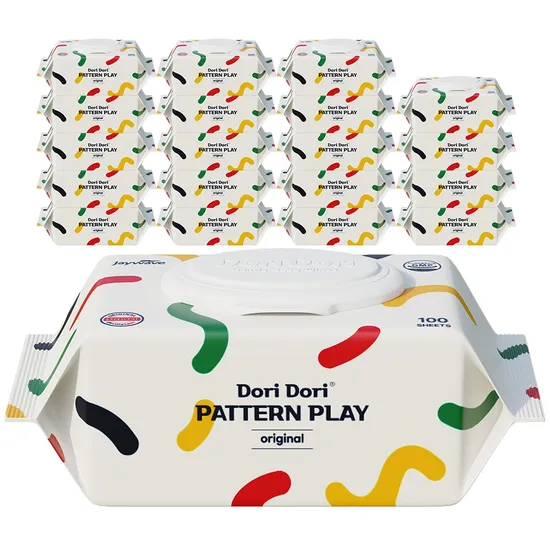 오늘의집) 패턴플레이 오리지널 물티슈 캡형 100매 총20팩 17,400원