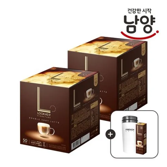 sk스토아) 루카스나인 더블샷 라떼 102T + 프렌치 텀블러 31,500원!
