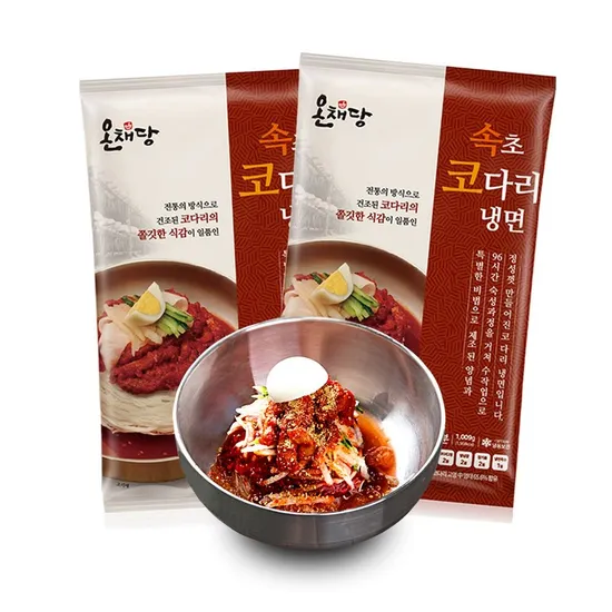 롯데온) 채당 속초 코다리냉면 2인분 2개 (4인분) 18240원