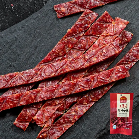 네이버 맛꾼푸드. 육포 6봉 4840원 강세일 쿠폰 15% 적용