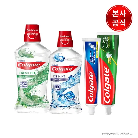 롯데온) 콜게이트 캐비티 프로텍션 불소치약 100g 12개 23,160원