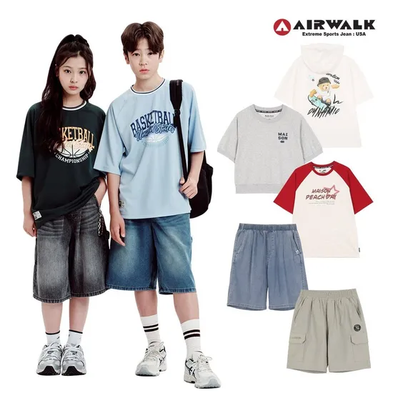 롯데온) 에어워크주니어 팜비치 래쉬가드 티 10190원