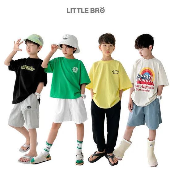 11번가)리틀브로 여름 셋업/반팔티/팬츠 6800원~