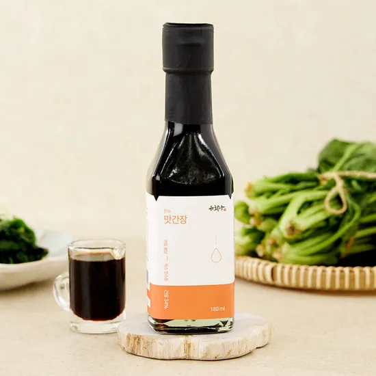 네이버 우체국쇼핑몰) 과일퐁당 채소한스푼 만능 맛간장 180ml 2,900원