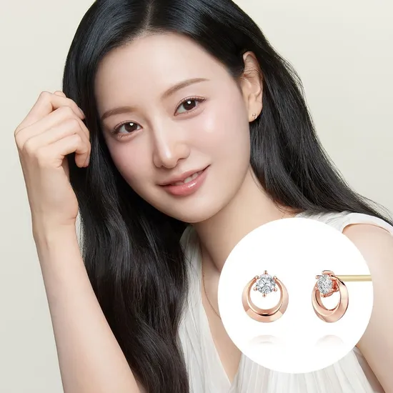 롯데온) 스톤헨지 14K 귀걸이 120,560원