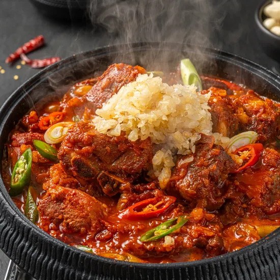 토스) 고기중독 마늘듬뿍 매운돼지갈비찜 총 1.6kg 15,900원 무배