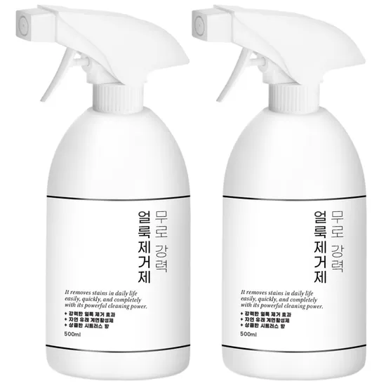 롯데온) 무로 강력 얼룩제거제 500ml 1+1 11,100원