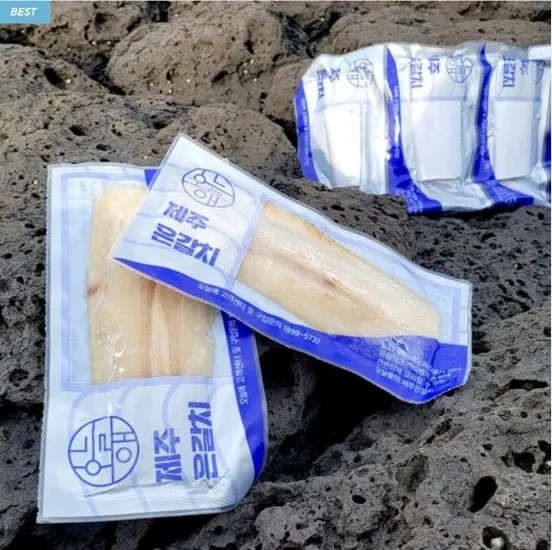 롯데온) 제주 순살갈치 400g 2마리 (8팩) 21,150원