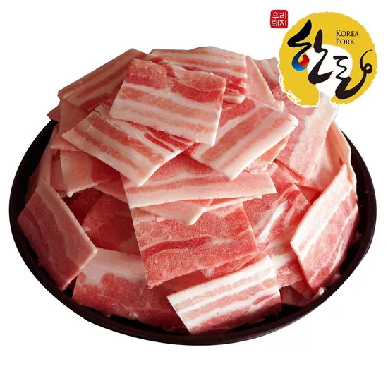 한돈 냉동 삼겹살 600g