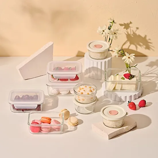 글라스락 화이트 에디션 밀폐용기 5종 밥용기 4종 총 9종