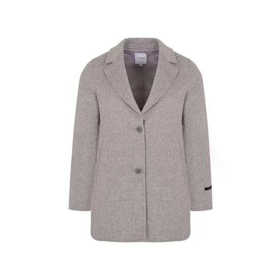 크로커다일 레이디 핸드메이드 모혼방 실루엣 코트