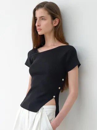 아틀리에 나인 언발란스 슬림니트