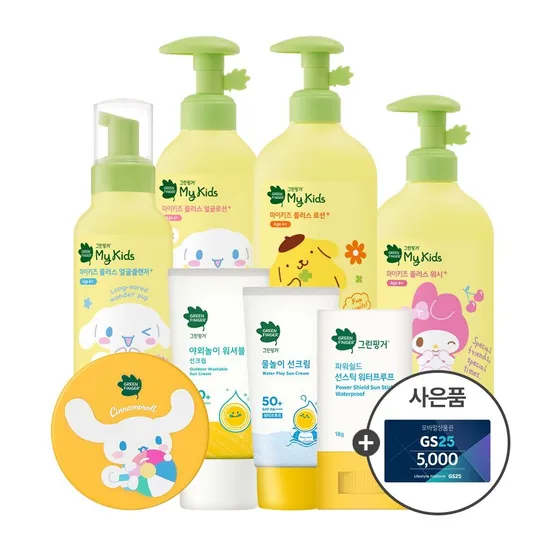 그린핑거 시나모롤 순한 무기자차 선스틱 14g 1개