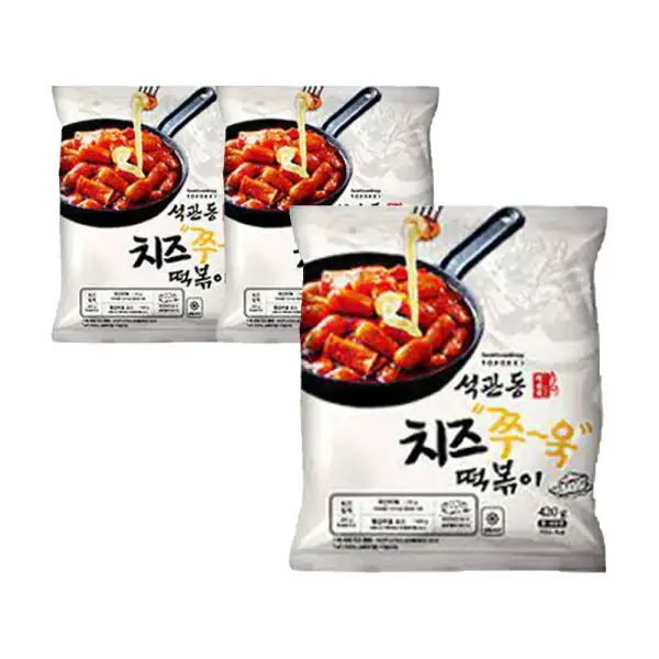 60분러시 치즈 떡볶이 3개