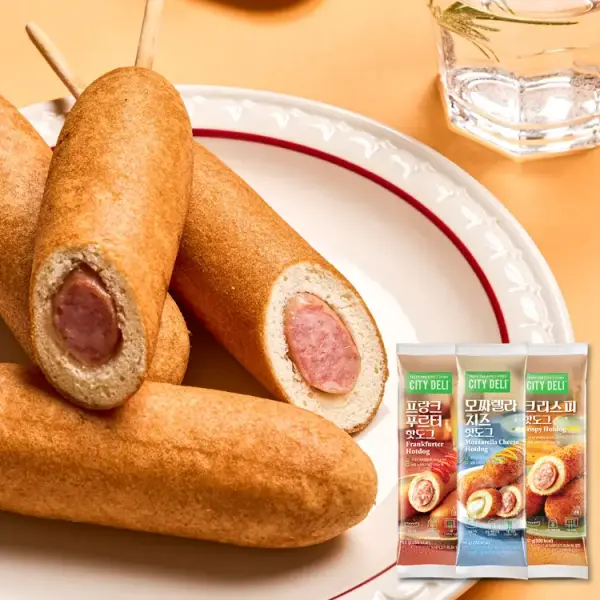 삼립 시티델리 육즙가득 핫도그 3종 혼합 20봉