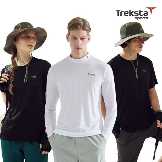 트렉스타 쿨티셔츠 아이스냉감반바지 7부팬츠