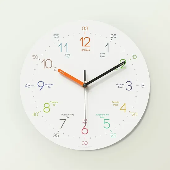 무아스 교육용 무소음 시계