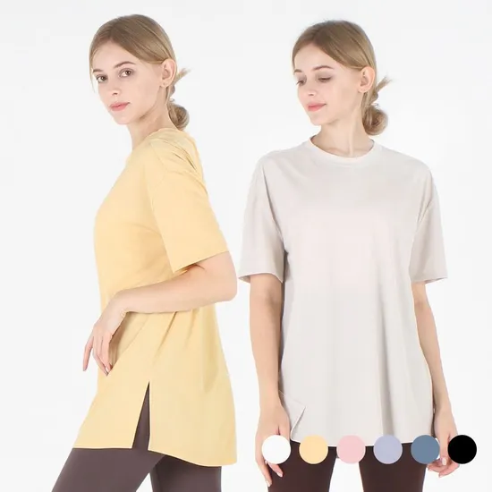 녹족 아이비 루즈핏 반팔티 2개