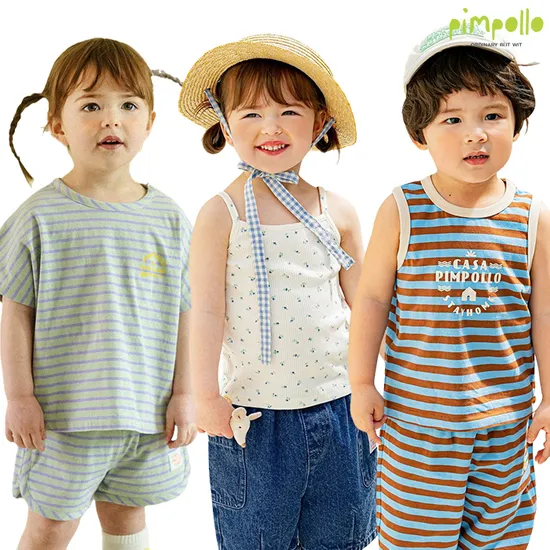 삠뽀요 상하복 티셔츠 팬츠 102종