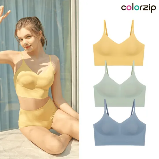 골지 프리컷 롱브라 3종세트