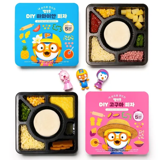 뽀로로 DIY 피자 3판