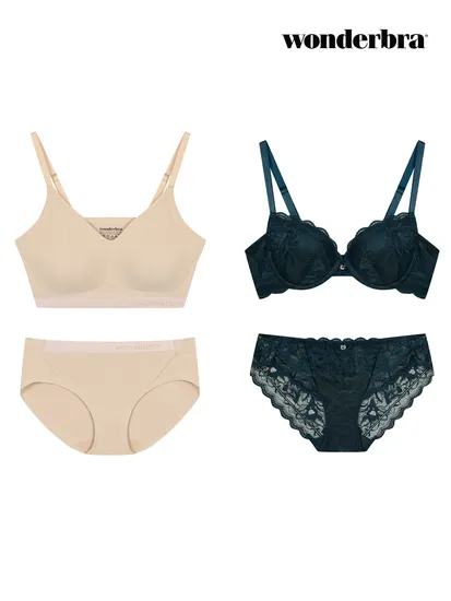 파워넷 메쉬 프리컷 브라 8,460원 심리스 팬티 5,610원