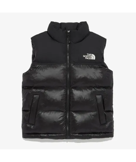 노스페이스 키즈 눕시 패딩 베스트 블랙