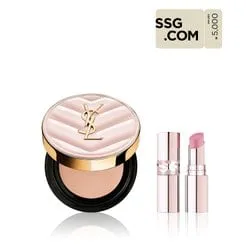 입생로랑 핑크 쿠션세트 미니립밤 77,112원 5천원 상품권