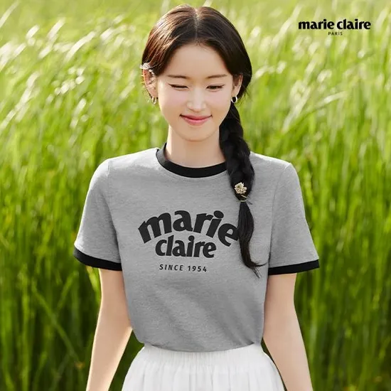 마리끌레르 링거 반팔 티셔츠