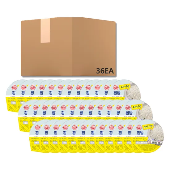 오뚜기밥 210g 36개