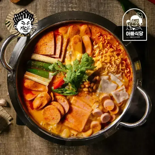 놀부부대찌개 600g x 3팩 라면사리 1팩