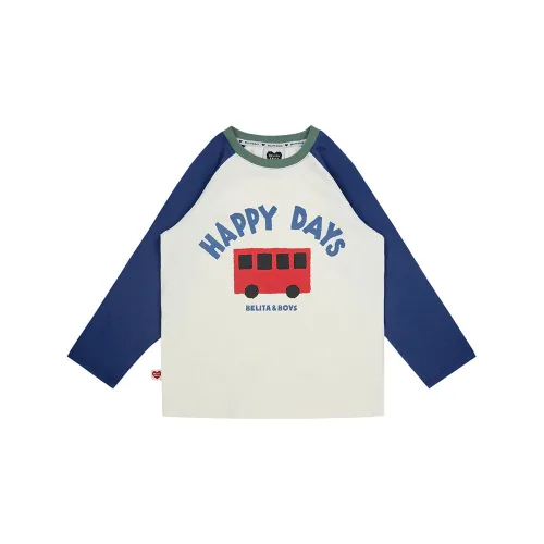 벨리타앤보이즈 버스 래글런 긴팔티셔츠