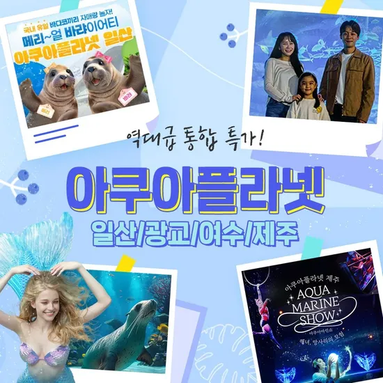 광교 아쿠아플라넷 입장권 일산 여수 제주 17,980원